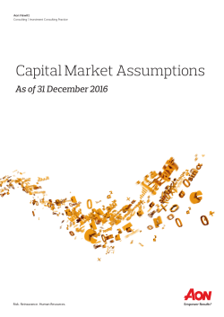 Capital Market Assumptions