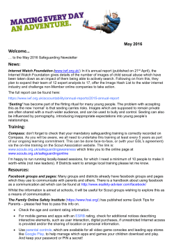 May 2016 - Durham Scouts