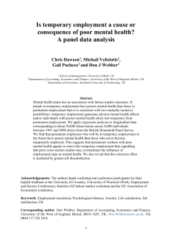 Is temporary employment a cause or consequence of poor mental