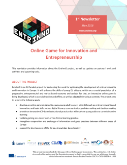 Online Game for Innovation and Entrepreneurship