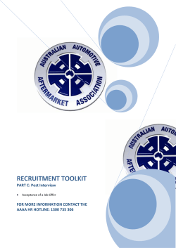 Acceptance of a Job Offer