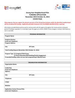 2003 HUD Submission * Pre-application