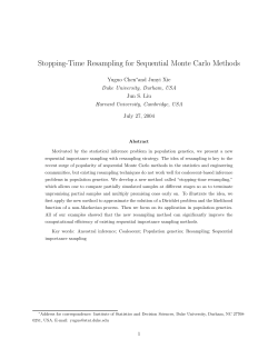 Stopping-Time Resampling for Sequential Monte