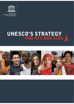 UNESCO`s strategy for HIV and AIDS