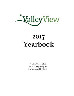 2017 Yearbook - Valley View Club