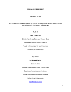 Dr Edward Chagonda Final Research Assignment 17 February