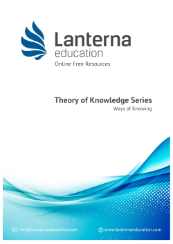 Theory of Knowledge Series