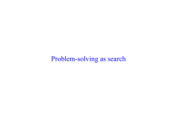 Problem-solving as search