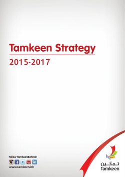 Tamkeen 2015-2017 Condensed Strategy