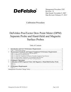 DeFelsko PosiTector Dew Point Meter (DPM) Separate Probe and