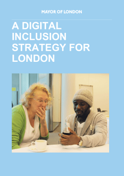 a digital inclusion strategy for london