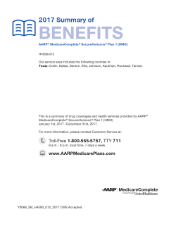 benefits - AARP Medicare Plans