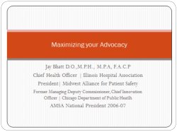 Paul Ambrose Leadership Institute AMSA Public Narrative as a