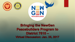 NewGen Peacebuilders_Info Slides for District