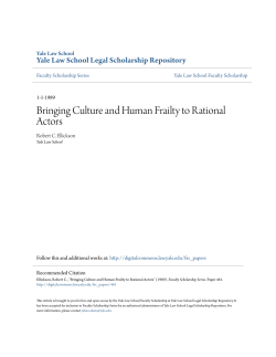 Bringing Culture and Human Frailty to Rational Actors