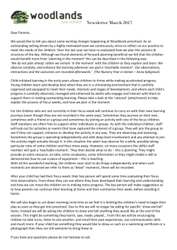 Newsletter - Woodlands