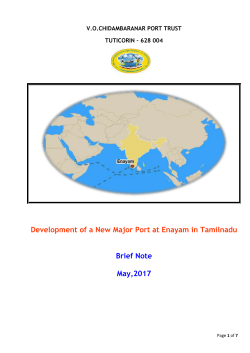 May,2017 - Kanyakumari Enayam Port Limited