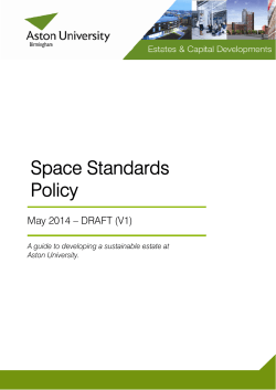Space Standards Policy