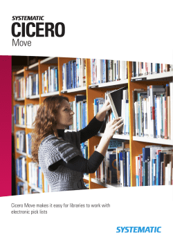 Cicero Move makes it easy for libraries to work with