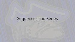 Sequences and Series