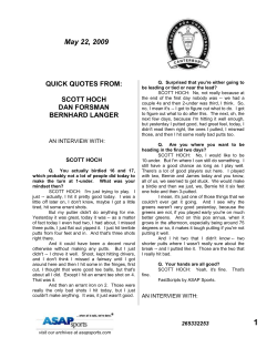 Scott Hoch, Dan Forsman and Bernhard Langer