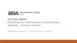 CBAP Certification Info