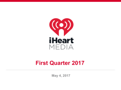 First Quarter 2017