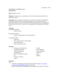 Lab Report on Murder Case