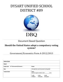 Should the United States adopt a compulsory voting system?