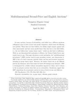 Multidimensional second-price and English auctions