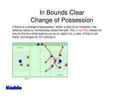 In Bounds Clear Change of Possession