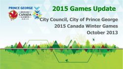 2015 Canada Winter Games Official Sponsors