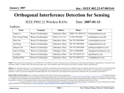 22-07-0033-00-0000 - IEEE 802 LAN/MAN Standards Committee