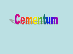 Cellular cementum