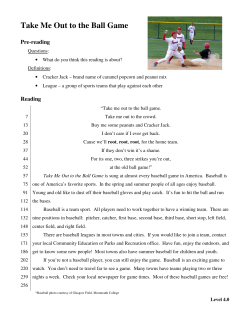 Take Me Out to the Ball Game