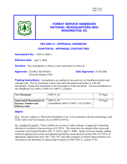 64 - private contract appraiser qualifications for appraisal contracts
