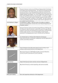 Department of Computer Science Research Info