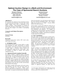 Optimal Auction Design in a Multi-unit Environment: The Case of