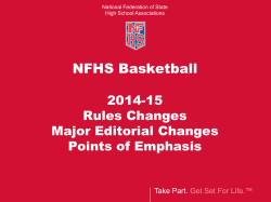 2014 Basketball Rules Clinic