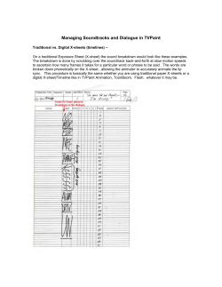 Managing Sound in TVP
