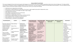Advanced Math Essential Guide This course is designed for those