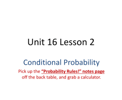 Conditional Probability Notes File