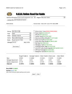 NADA Used Car Guide ver 2.0 Page 1 of 1