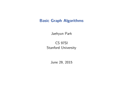 Basic Graph Algorithms