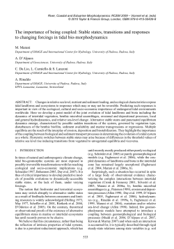The importance of being coupled: Stable states, transitions