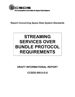 Green Book (Informational Report) - ccsds cwe