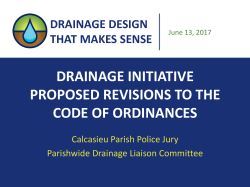 drainage design that makes sense