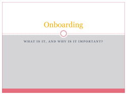 Onboarding - Rise to the Tupp Team Site