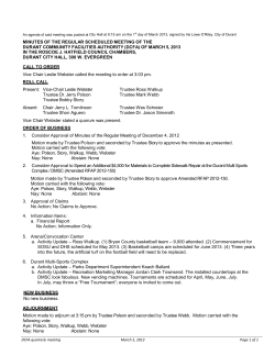 minutes of the regular scheduled meeting of the