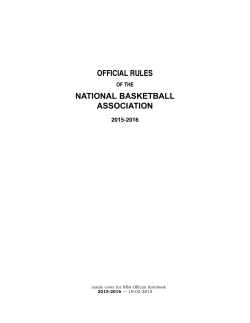 NBA rule book - WordPress.com